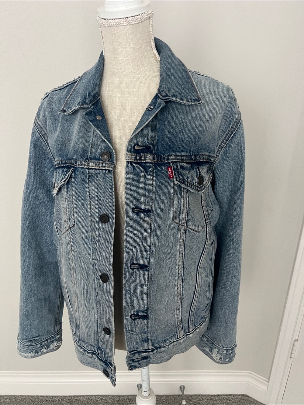 Levi's Light Blue Washed Denim Jacket